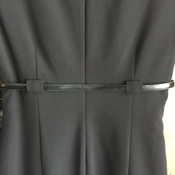 Calvin Klein Belted Cap Sleeve Sheath Dress, 4 - Picture 8 of 8